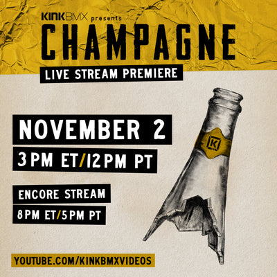 CHAMPAGNE Livestream premiere info!