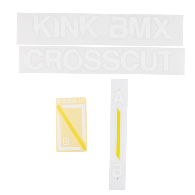 Crosscut Frame Decal Kit – Kink BMX